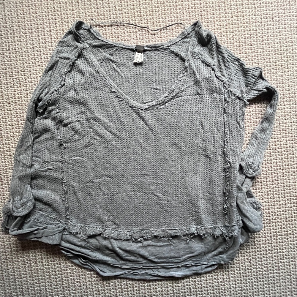 NWOT We the Free Distressed Top